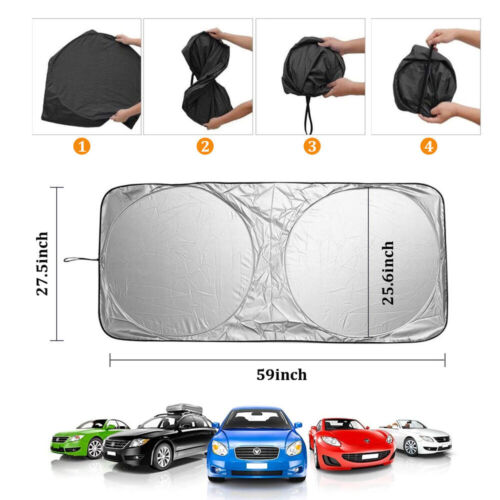 Car Windshield Sunshade Cover – Auto Sun Shade Visor Anti Snow Ice UV Protection