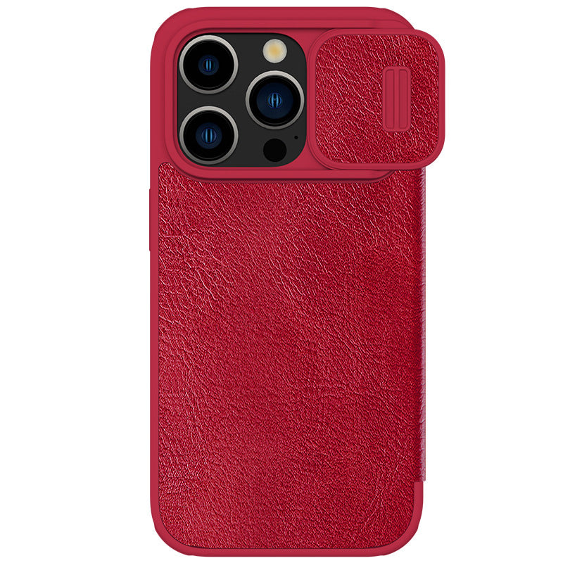 PRO iPhone 14 Pro Max Leather Flip Case – Protective Simple Phone Cover