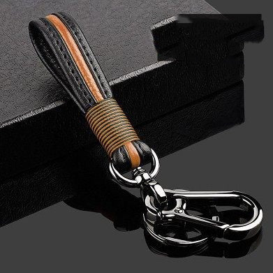 Handmade Leather Keychain – Original High-End Premium Key Ring for Men & Women