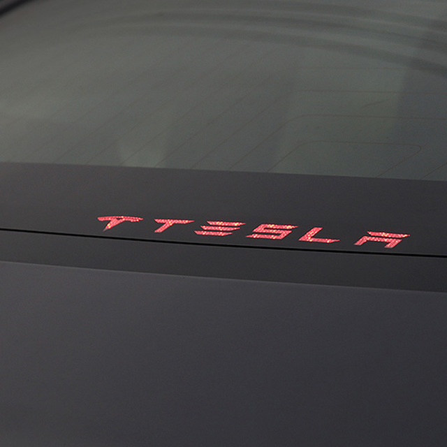 Acrylic Brake Light Decoration Stickers – Car Light Accessories for Tesla Model 3