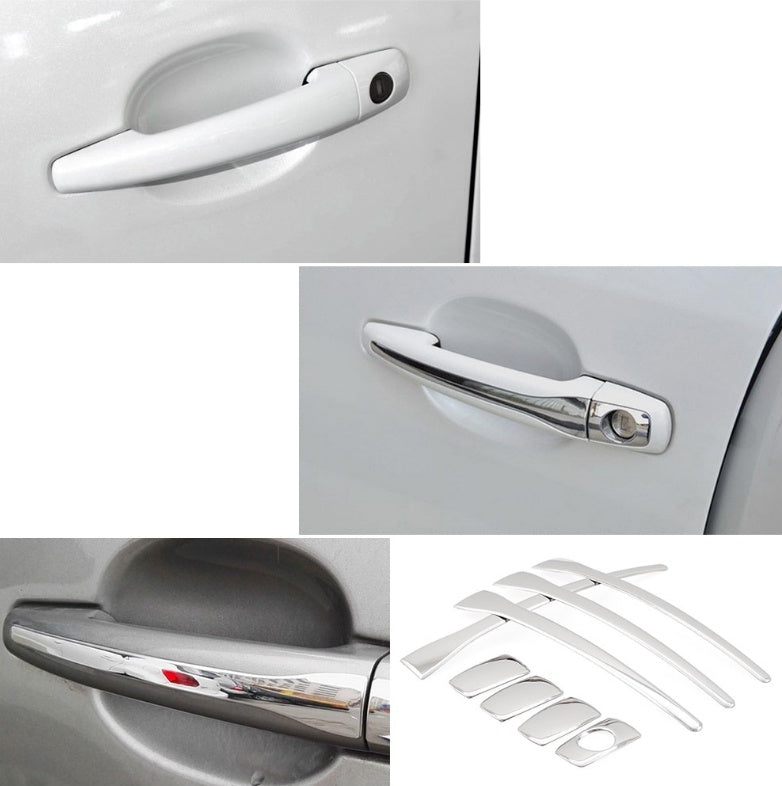 Car Door Handle Stickers – 4PCS Stainless Steel Protective Trim for Car Handles