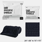 15x15in YISLU Super Absorbent Car Drying Towel – 1300 GSM High-Quality Twisted Microfiber 70/30 Woven Towel