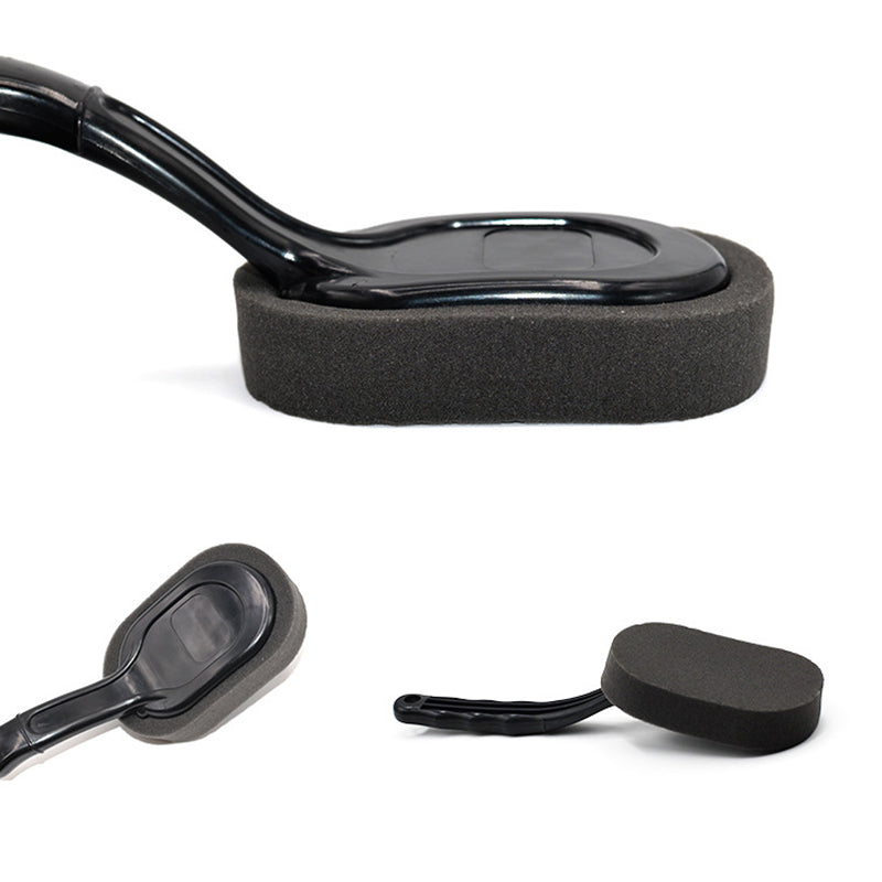 Car Tire Waxing Brush – Long Handle Sponge Wheel Cleaner for Auto Tires