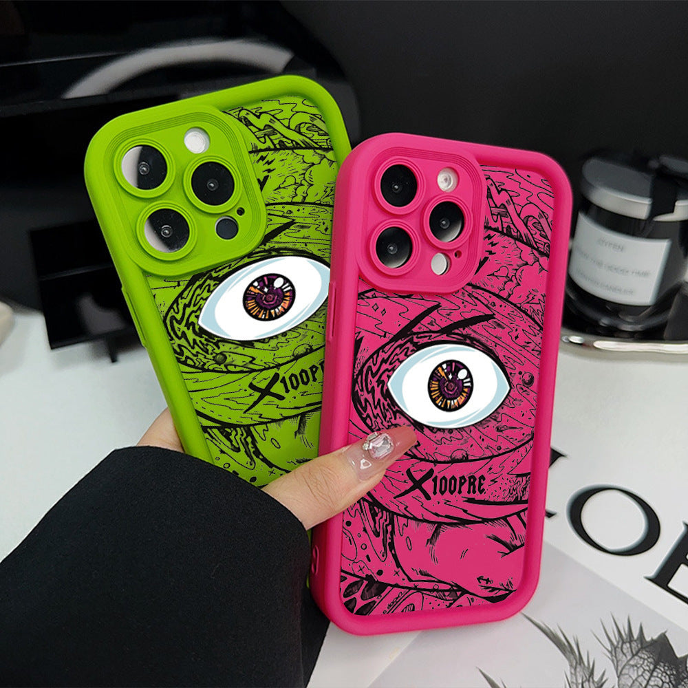 Eye of God Shockproof TPU Case for iPhone 8–14 | Full Protective Phone Cover