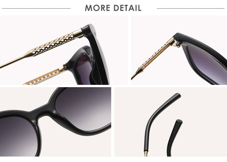 Metal Hollow Vintage Sunglasses – Street Style PC Lens Shades for Outdoor, Travel & Fashion