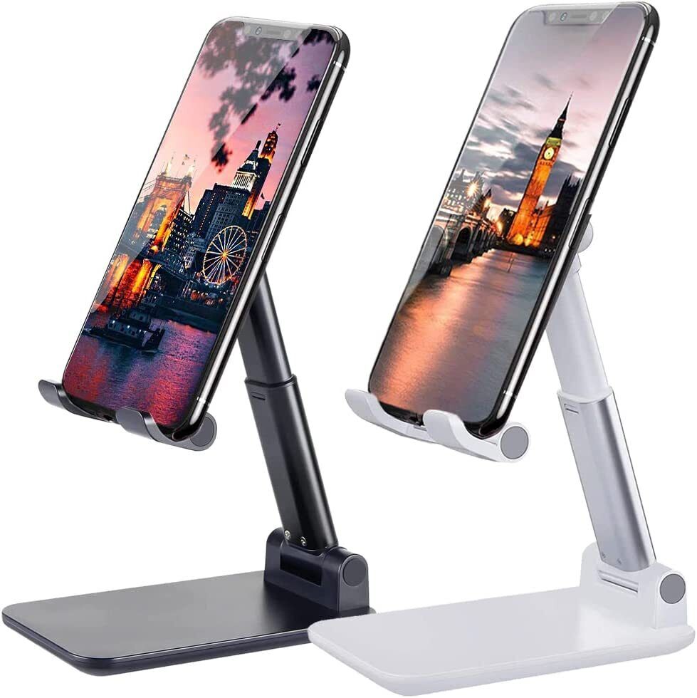 Cell Phone & Tablet Stand – Foldable Desktop Holder for Mobile Phones and Tablets