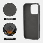 Liquid Silicone iPhone Case – Solid Color Drop-Resistant, Shockproof & Anti-Fingerprint Protective Cover