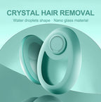 CJEER Upgraded Crystal Hair Removal Eraser – Painless Exfoliating Hair Removal Tool for Women & Men