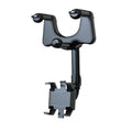 Rearview Mirror Phone Holder for Car – 360° Rotatable & Retractable Universal Mobile Phone Mount