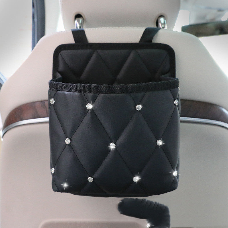 Car Storage Bag & Handbag Holder – Middle Seat Organizer for Auto Interior