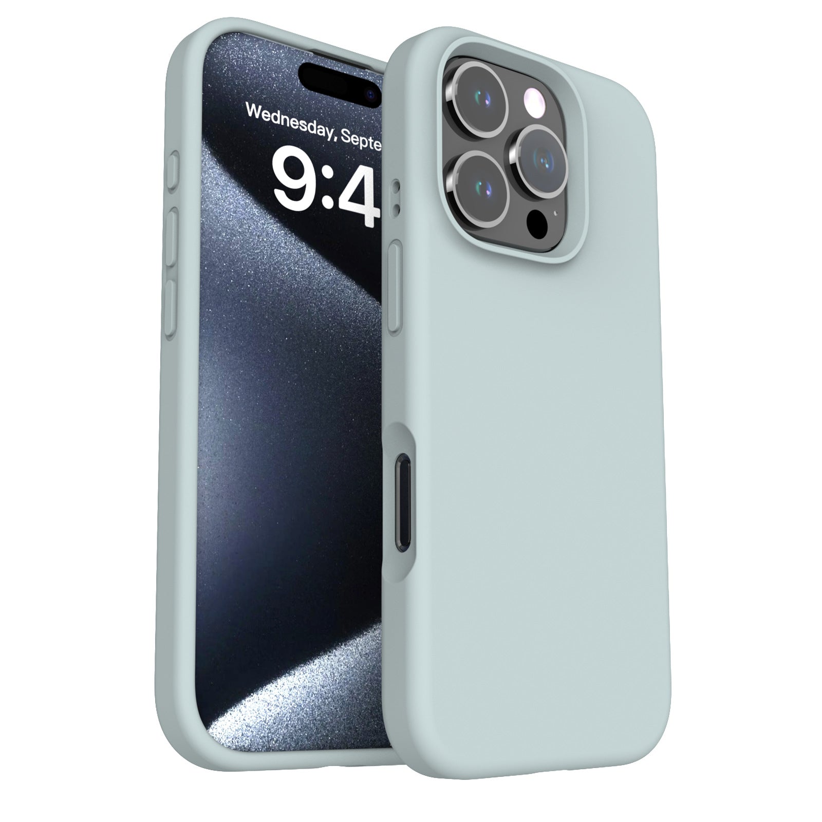 Liquid Silicone iPhone Case – Solid Color Drop-Resistant, Shockproof & Anti-Fingerprint Protective Cover