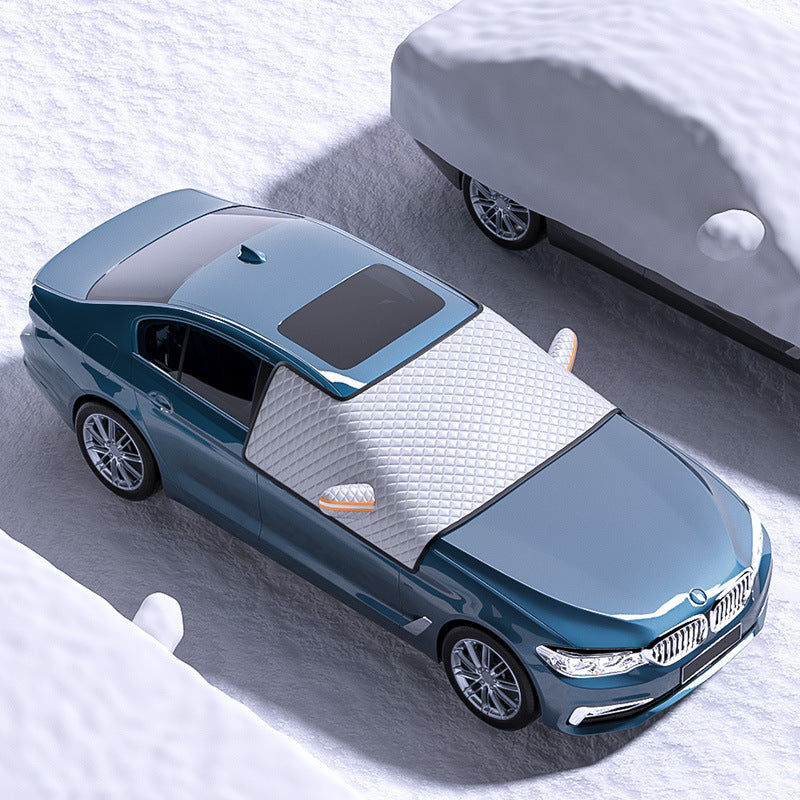 Car Dustproof Sunshade Cover – Thickened Aluminum & Polyester Protection for All Vehicles