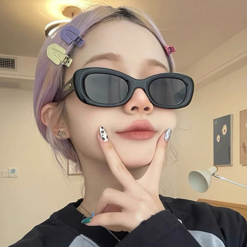 New Netflix Style Small Sunglasses – UV400 AC Lens Full Frame for Fashion, Travel & Outdoor