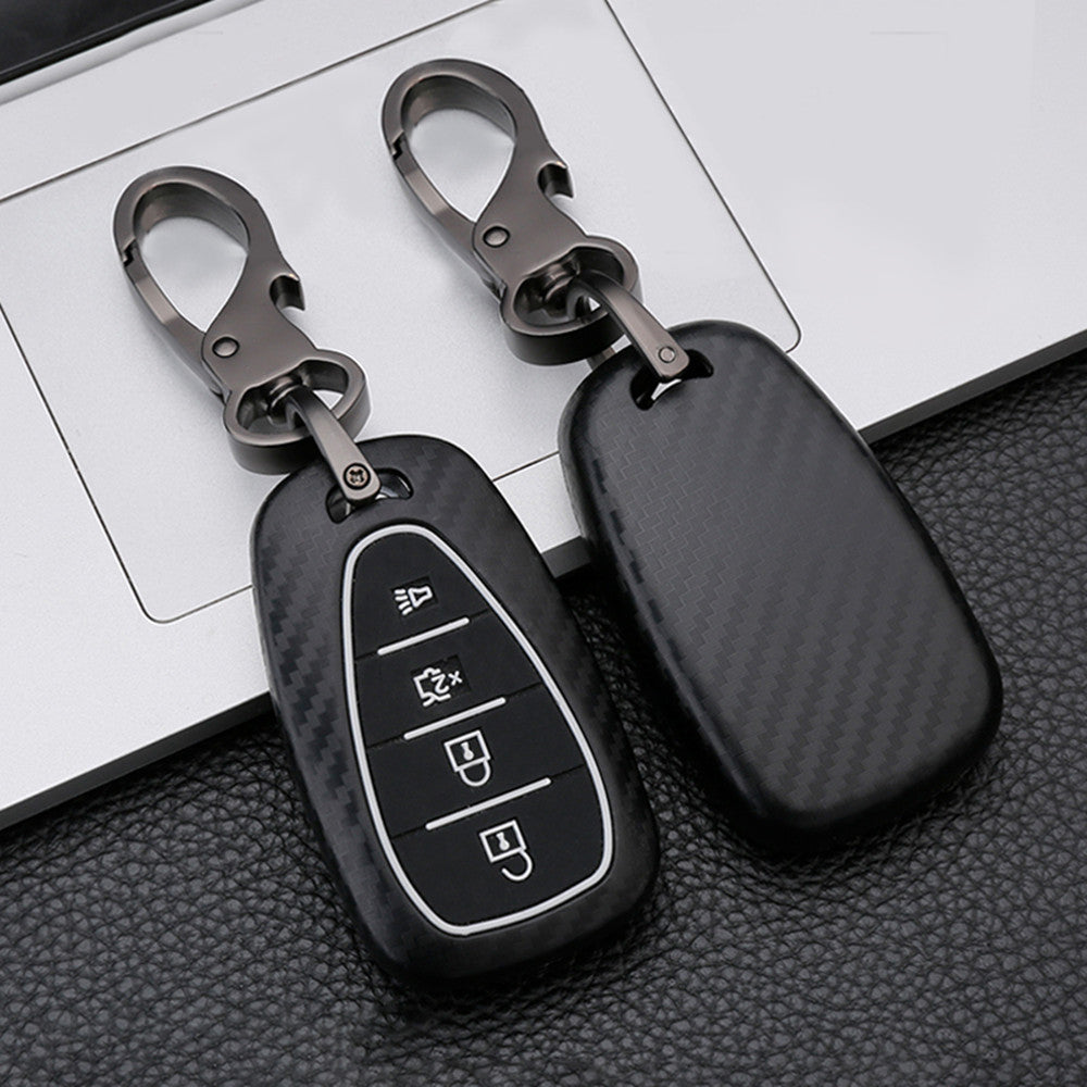 Plastic Car Key Case with Buckle – Protective Key Cover for Auto Keys