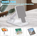 Cell Phone & Tablet Stand – Foldable Desktop Holder for Mobile Phones and Tablets