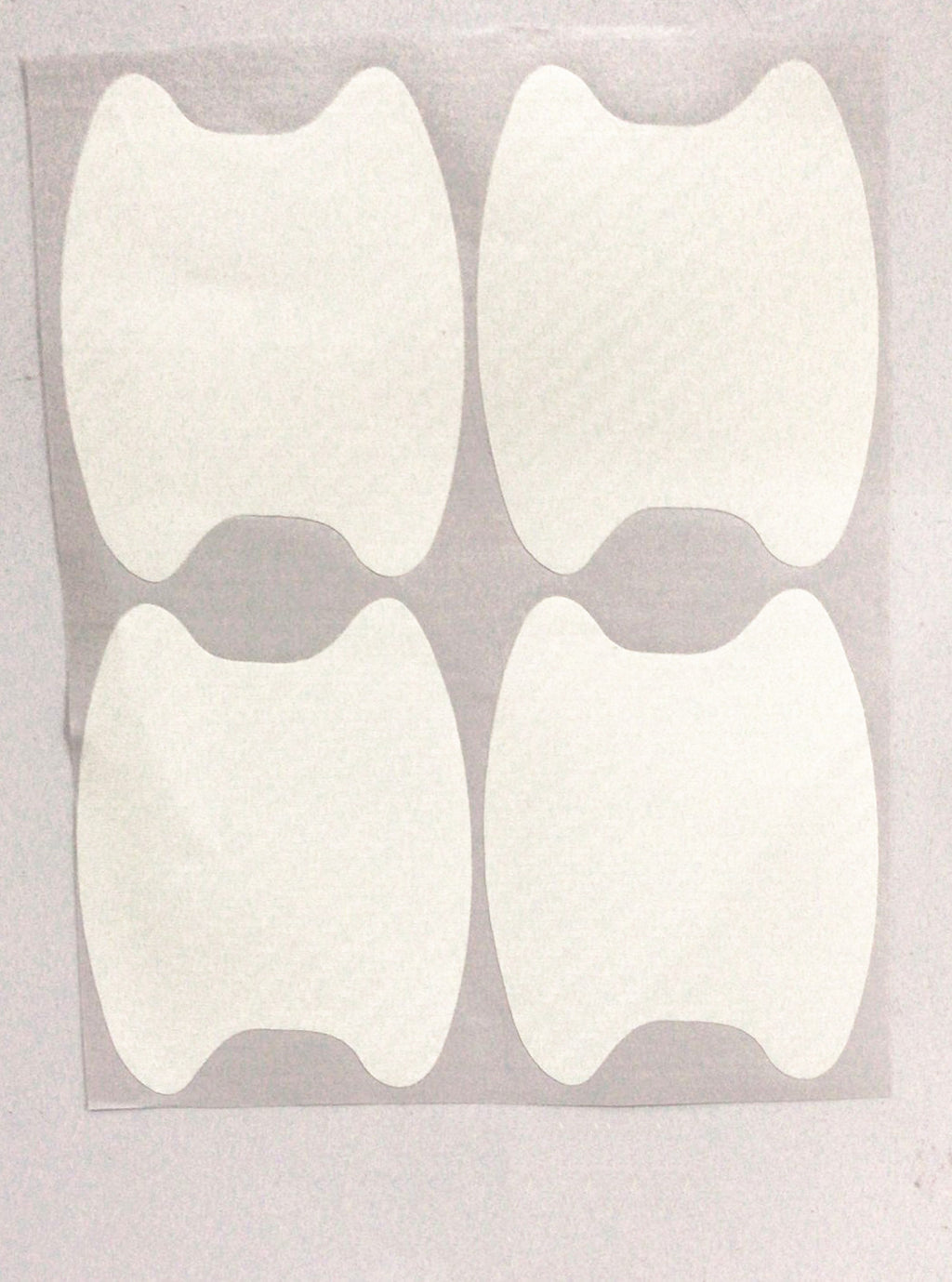 4-Piece Carbon Fiber Car Door Handle Stickers – Scratch-Resistant Protective Film for All Cars