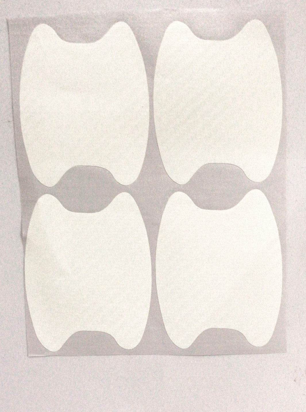 4-Piece Carbon Fiber Car Door Handle Stickers – Scratch-Resistant Protective Film for All Cars