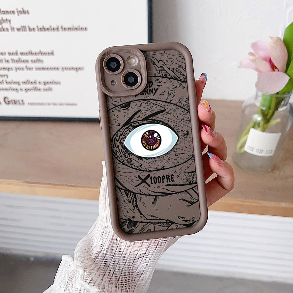 Eye of God Shockproof TPU Case for iPhone 8–14 | Full Protective Phone Cover