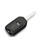 Carbon Fiber Car Key Cover Shell with Buckle – Protective Key Case