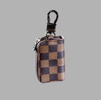 Fashion Plaid Car Key Protector – Stylish Business Key Cover