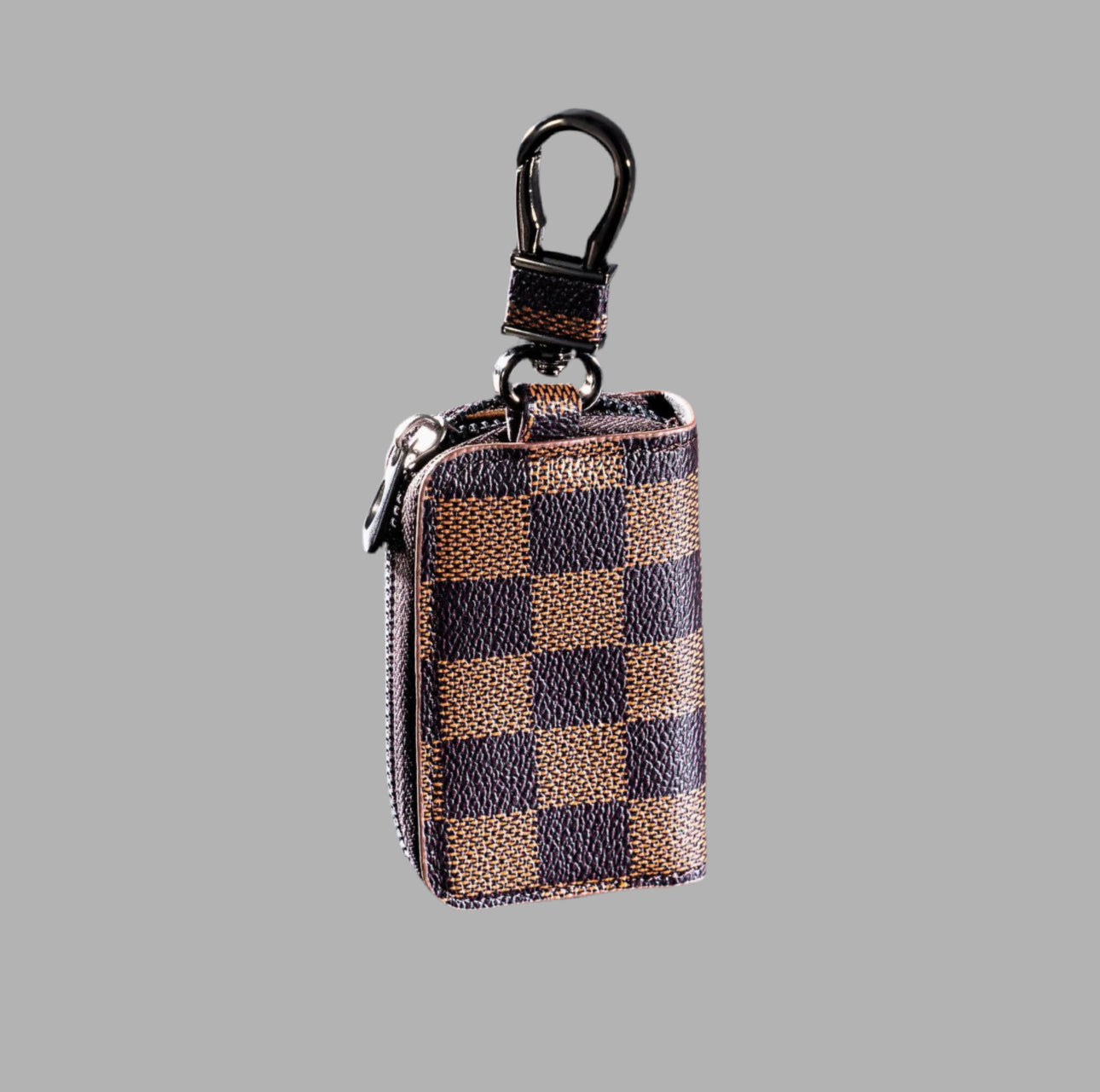 Fashion Plaid Car Key Protector – Stylish Business Key Cover