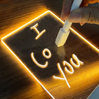 Creative LED USB Message Board – Night Light with Pen for Kids, Girlfriend, and Home Decor