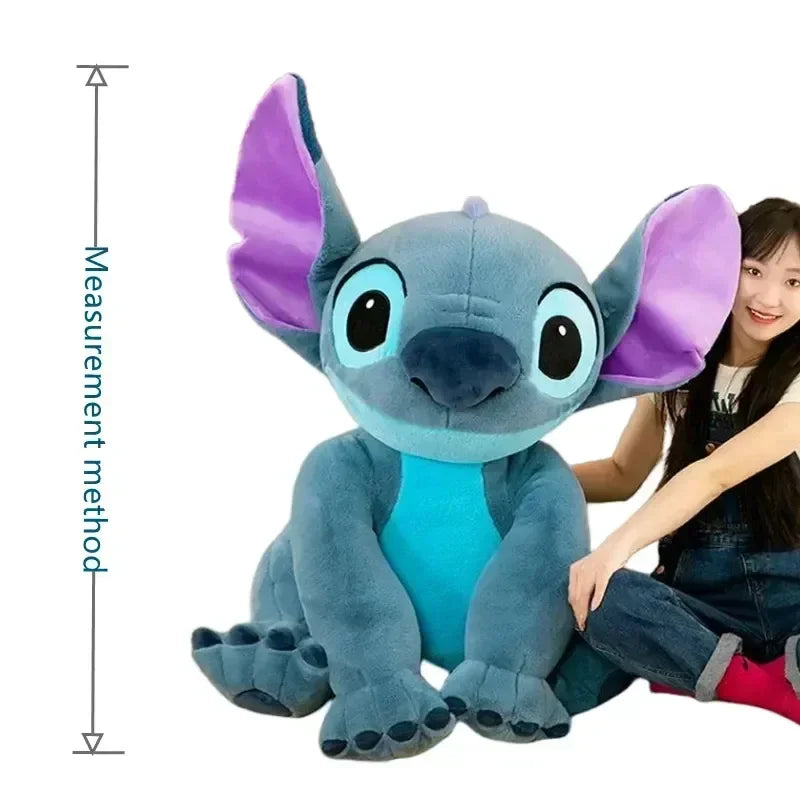 Disney Lilo & Stitch Plush Toy – Cute Kawaii Cartoon Stuffed Doll, Soft Sleeping Pillow, Couple Edition – Perfect Gift for Kids & Girls