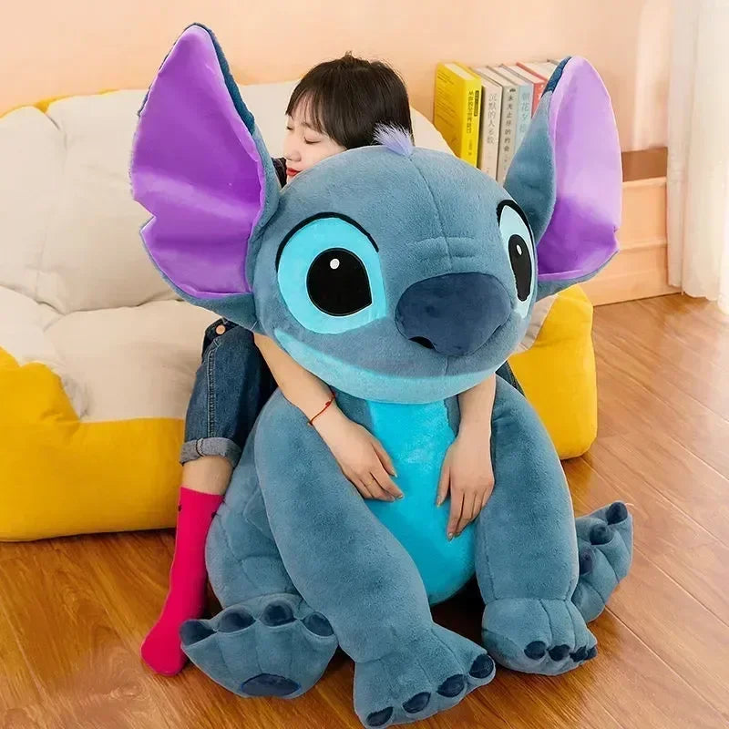 Disney Lilo & Stitch Plush Toy – Cute Kawaii Cartoon Stuffed Doll, Soft Sleeping Pillow, Couple Edition – Perfect Gift for Kids & Girls