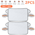 Universal Car Windshield Snow Cover – Magnetic Winter Ice & Frost Guard Protector