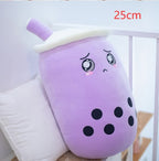 Cute Fruit Drink Plush Strawberry Milk Tea Boba Tea Cup Toy – Soft Stuffed Pillow Cushion Gift