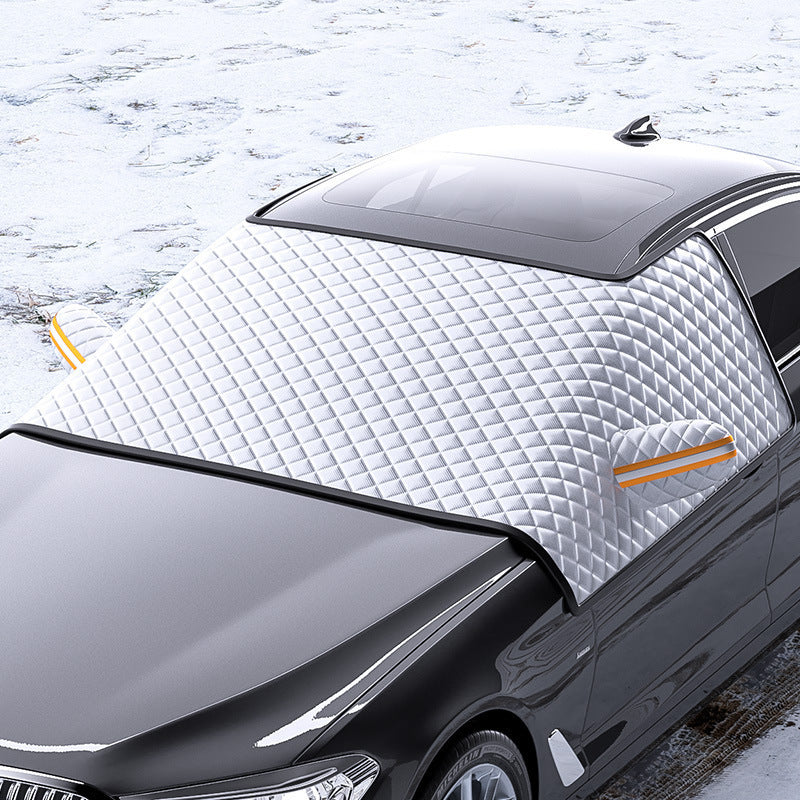 Car Dustproof Sunshade Cover – Thickened Aluminum & Polyester Protection for All Vehicles