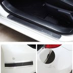 Carbon Fiber Pattern Car Door Sill Sticker – 1M Decorative & Protective Bumper Strip
