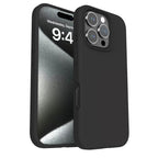 Liquid Silicone iPhone Case – Solid Color Drop-Resistant, Shockproof & Anti-Fingerprint Protective Cover