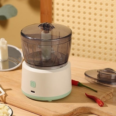 Mini Electric Meat Grinder – Household Multifunction Food Chopper Mixer Mincing Machine with Automatic Operation