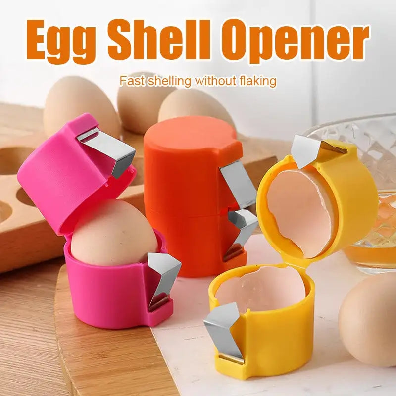 Egg Shell Opener & Beater – Kitchen Baking Tool for Cooking and Egg Beating