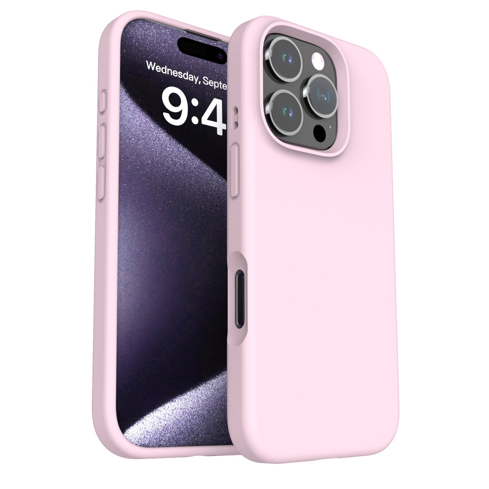 Liquid Silicone iPhone Case – Solid Color Drop-Resistant, Shockproof & Anti-Fingerprint Protective Cover