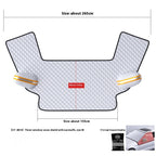 Car Dustproof Sunshade Cover – Thickened Aluminum & Polyester Protection for All Vehicles