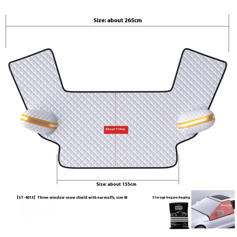 Car Dustproof Sunshade Cover – Thickened Aluminum & Polyester Protection for All Vehicles