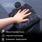 15x15in YISLU Super Absorbent Car Drying Towel – 1300 GSM High-Quality Twisted Microfiber 70/30 Woven Towel
