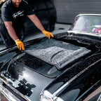 15x15in YISLU Super Absorbent Car Drying Towel – 1300 GSM High-Quality Twisted Microfiber 70/30 Woven Towel