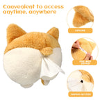 Cute Corgi Butt Tissue Box Cover – Soft Hanging Storage Bag Tissue Holder for Car & Home