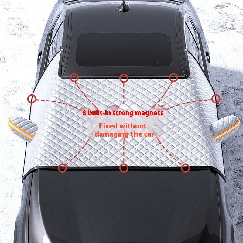 Car Dustproof Sunshade Cover – Thickened Aluminum & Polyester Protection for All Vehicles