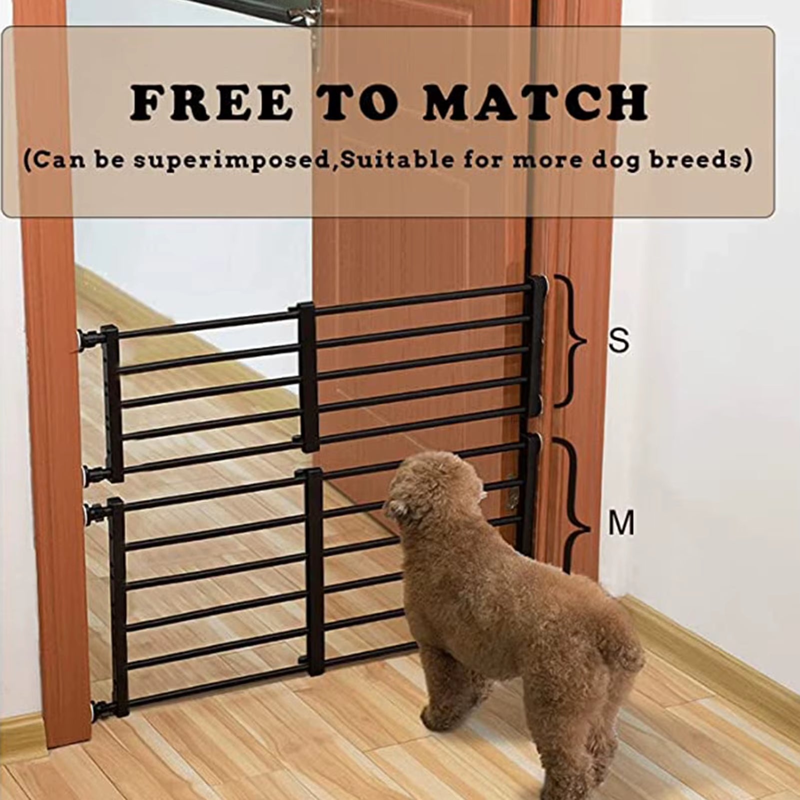 🐾 Retractable Pet Gate for Small and Medium Dogs | Indoor Dog and Cat Fence