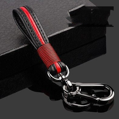 Handmade Leather Keychain – Original High-End Premium Key Ring for Men & Women