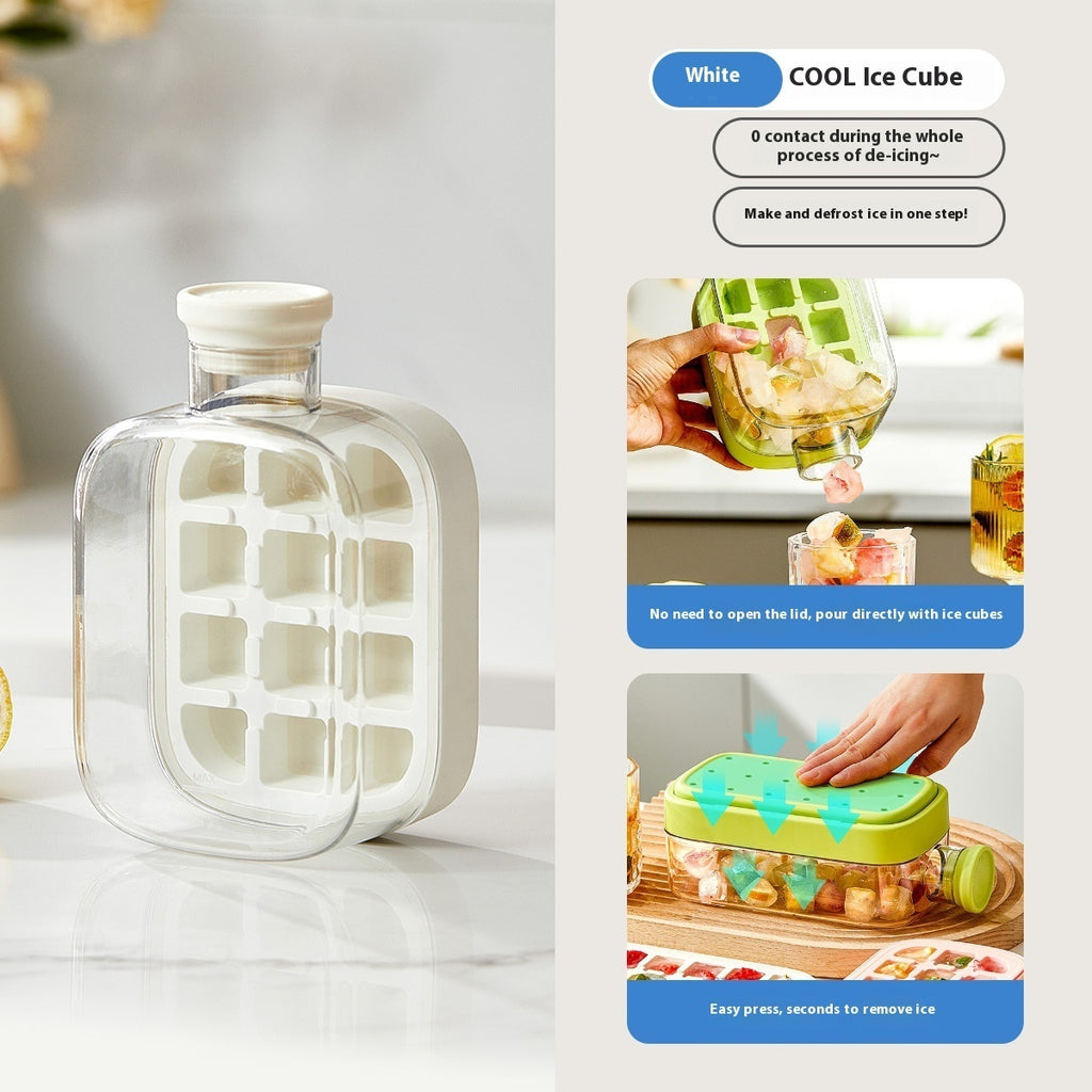 One-Click Ice Cooling Cup – Instant Ice Maker with Straw, Curling Mold & Portable Design