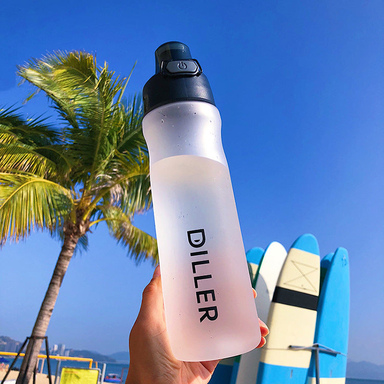 Outdoor Sports Water Bottle – Leak-Proof Portable Plastic Bottle (500ml / 600ml / 750ml) for Gym, Travel & Daily Use