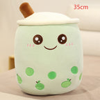 Cute Fruit Drink Plush Strawberry Milk Tea Boba Tea Cup Toy – Soft Stuffed Pillow Cushion Gift