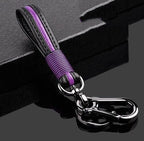 Handmade Leather Keychain – Original High-End Premium Key Ring for Men & Women