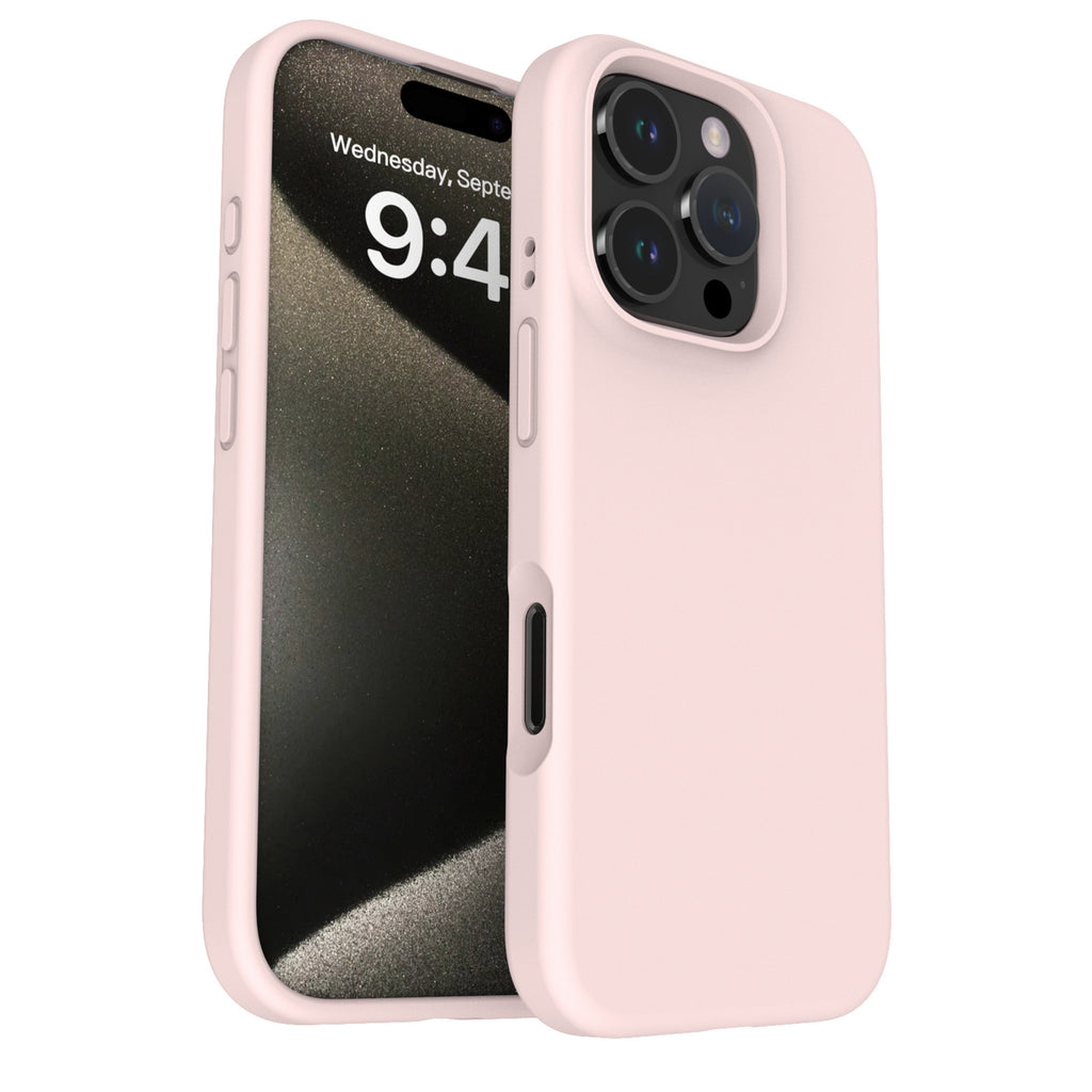 Liquid Silicone iPhone Case – Solid Color Drop-Resistant, Shockproof & Anti-Fingerprint Protective Cover