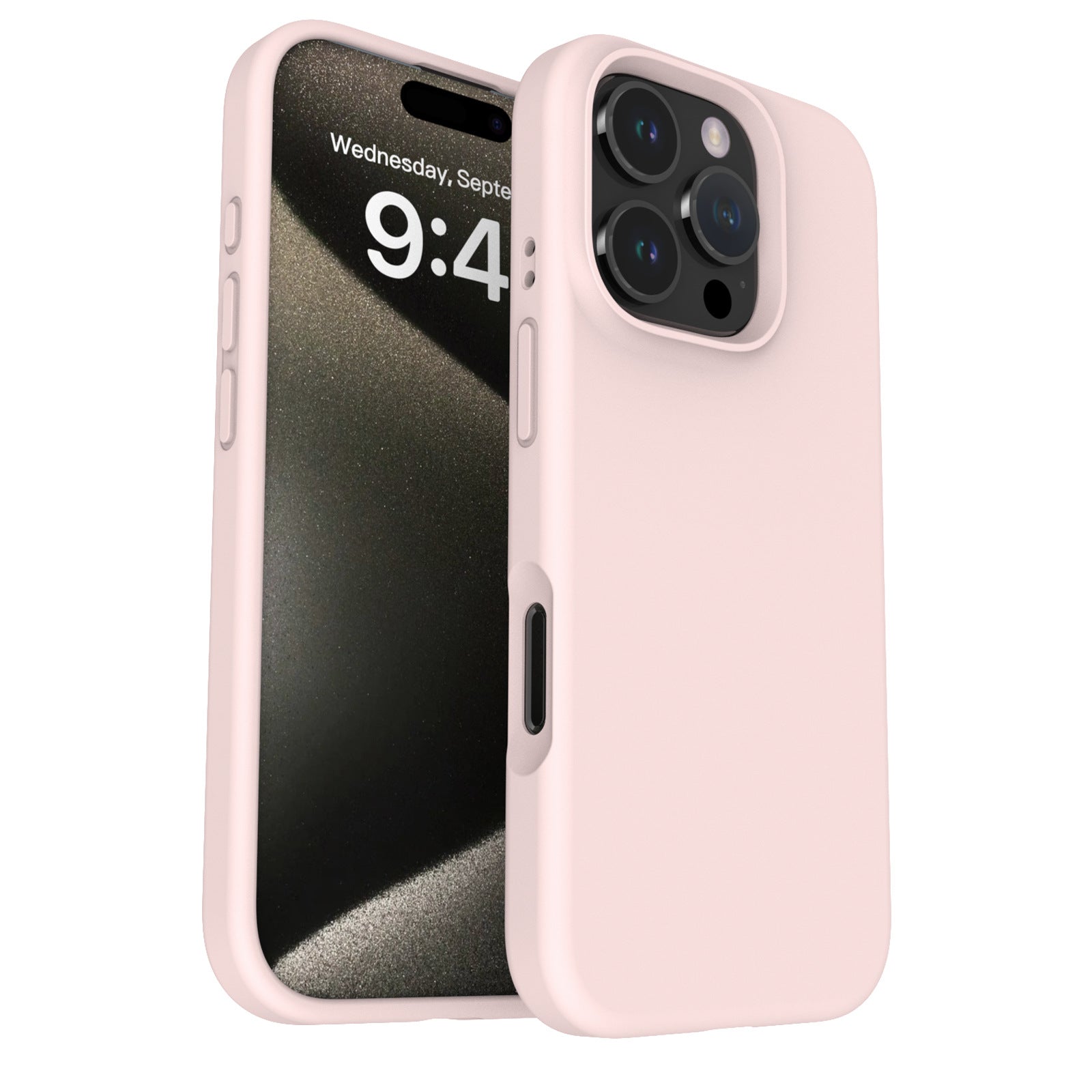 Liquid Silicone iPhone Case – Solid Color Drop-Resistant, Shockproof & Anti-Fingerprint Protective Cover